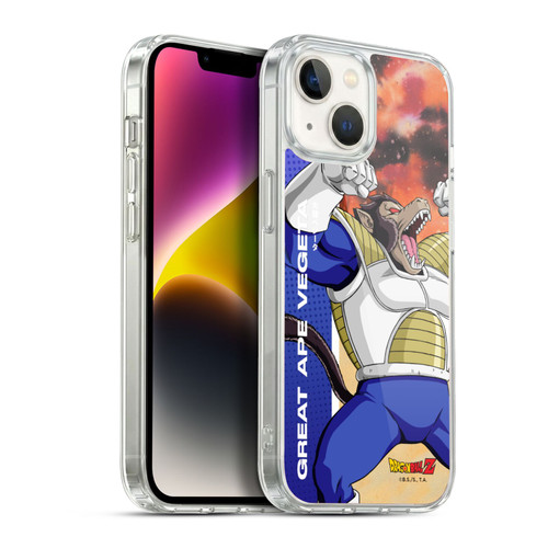 Dragon Ball Z Saiyan Arc Characters Great Ape Vegeta Soft Gel Case for Apple iPhone 14