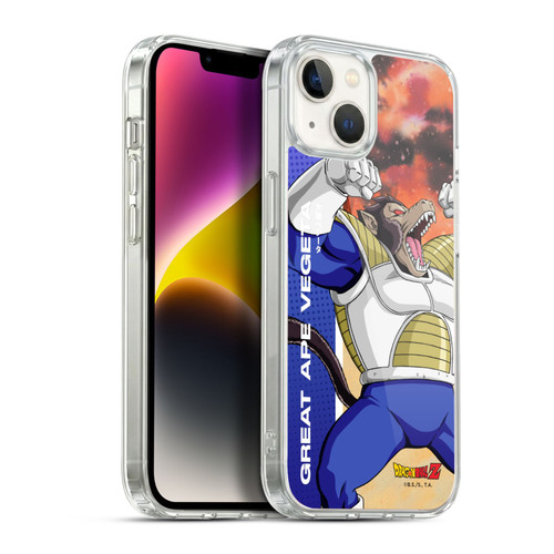 Dragon Ball Z Saiyan Arc Characters Great Ape Vegeta Soft Gel Case for Apple iPhone 14 Plus & MagSafe