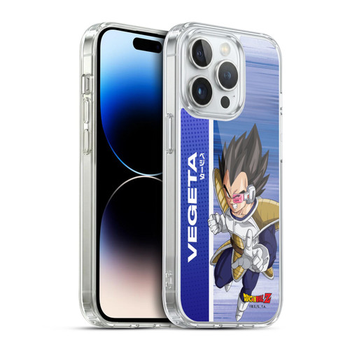 Dragon Ball Z Saiyan Arc Characters Vegeta Soft Gel Case for Apple iPhone 14 Pro & MagSafe