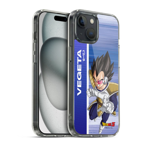 Dragon Ball Z Saiyan Arc Characters Vegeta Soft Gel Case for Apple iPhone 15 & MagSafe