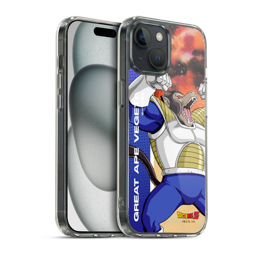 Dragon Ball Z Saiyan Arc Characters Great Ape Vegeta Soft Gel Case for Apple iPhone 15 & MagSafe
