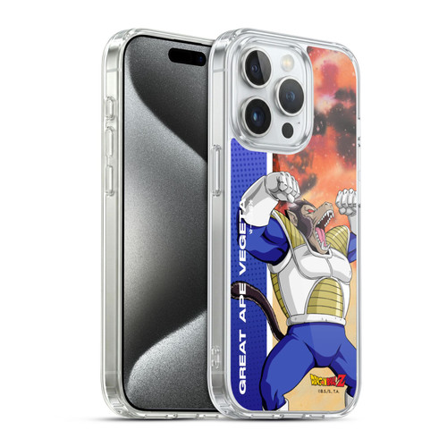 Dragon Ball Z Saiyan Arc Characters Great Ape Vegeta Soft Gel Case for Apple iPhone 15 Pro & MagSafe