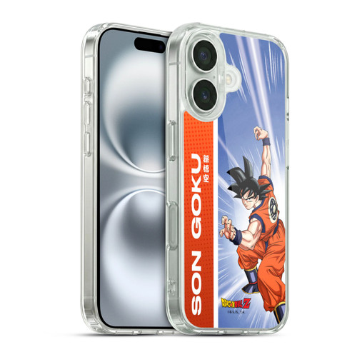 Dragon Ball Z Saiyan Arc Characters Son Goku Soft Gel Case for Apple iPhone 16 & MagSafe