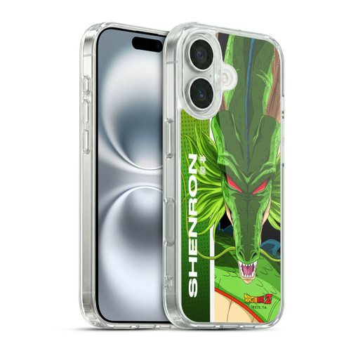Dragon Ball Z Saiyan Arc Characters Shenron Soft Gel Case for Apple iPhone 16 & MagSafe