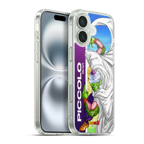 Dragon Ball Z Saiyan Arc Characters Piccolo Soft Gel Case for Apple iPhone 16 Plus & MagSafe