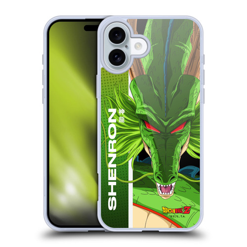 Dragon Ball Z Saiyan Arc Characters Shenron Soft Gel Case for Apple iPhone 16 Plus