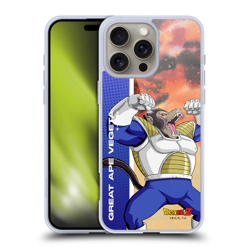Dragon Ball Z Saiyan Arc Characters Great Ape Vegeta Soft Gel Case for Apple iPhone 16 Pro Max