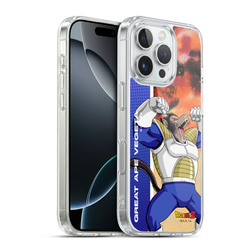 Dragon Ball Z Saiyan Arc Characters Great Ape Vegeta Soft Gel Case for Apple iPhone 16 Pro & MagSafe