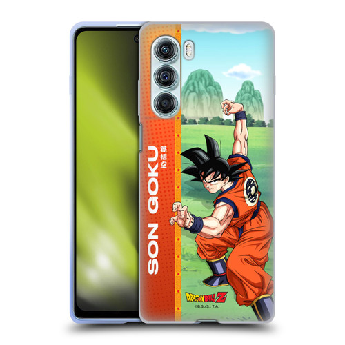 Dragon Ball Z Saiyan Arc Characters Son Goku Soft Gel Case for Motorola Edge S30 / Moto G200 5G