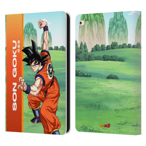 Dragon Ball Z Saiyan Arc Characters Son Goku Leather Book Wallet Case Cover For Apple iPad Air 2 (2014)