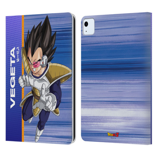 Dragon Ball Z Saiyan Arc Characters Vegeta Leather Book Wallet Case Cover For Apple iPad Air 11 2020/2022/2024