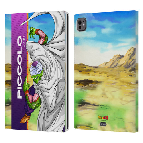 Dragon Ball Z Saiyan Arc Characters Piccolo Leather Book Wallet Case Cover For Apple iPad Pro 11 M4 2024