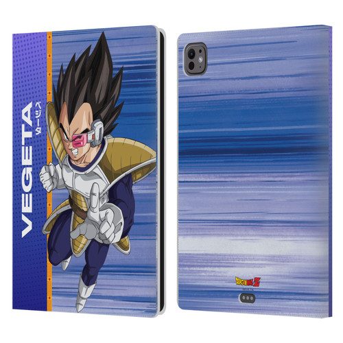 Dragon Ball Z Saiyan Arc Characters Vegeta Leather Book Wallet Case Cover For Apple iPad Pro 11 M4 2024
