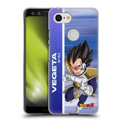 Dragon Ball Z Saiyan Arc Characters Vegeta Soft Gel Case for Google Pixel 3