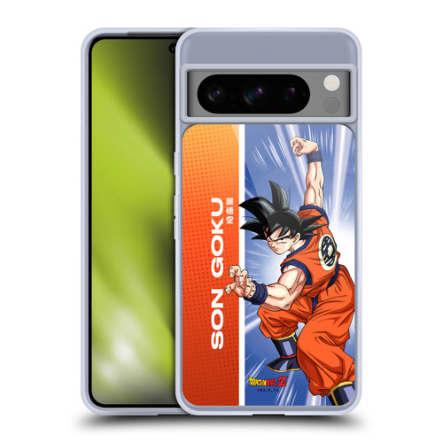 Dragon Ball Z Saiyan Arc Characters Son Goku Soft Gel Case for Google Pixel 8 Pro