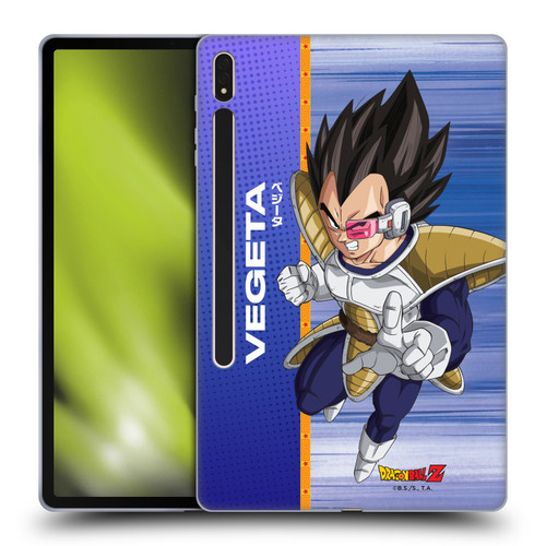 Dragon Ball Z Saiyan Arc Characters Vegeta Soft Gel Case for Samsung Galaxy Tab S8 Plus