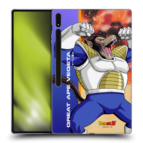 Dragon Ball Z Saiyan Arc Characters Great Ape Vegeta Soft Gel Case for Samsung Galaxy Tab S8 Ultra