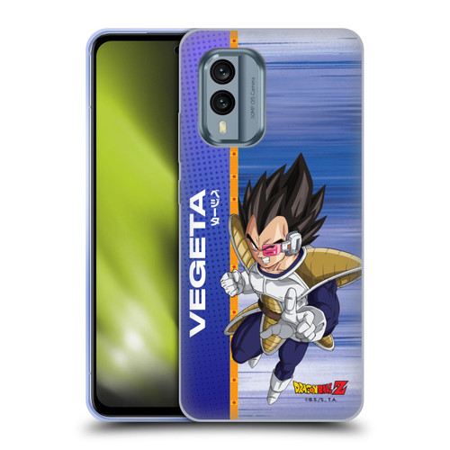 Dragon Ball Z Saiyan Arc Characters Vegeta Soft Gel Case for Nokia X30