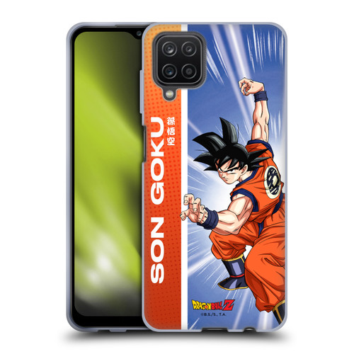 Dragon Ball Z Saiyan Arc Characters Son Goku Soft Gel Case for Samsung Galaxy A12 (2020)