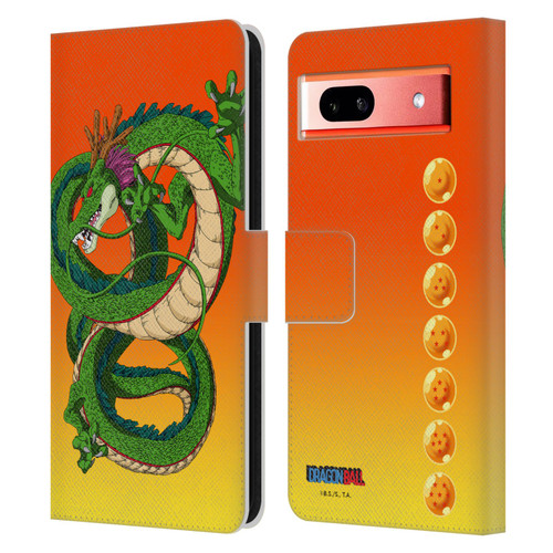 Dragon Ball Characters Shenron Leather Book Wallet Case Cover For Google Pixel 7a