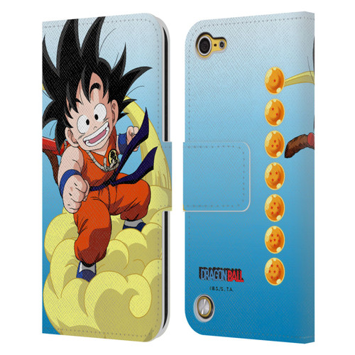 Dragon Ball Characters Goku Leather Book Wallet Case Cover For Apple iPod Touch 5G 5th Gen