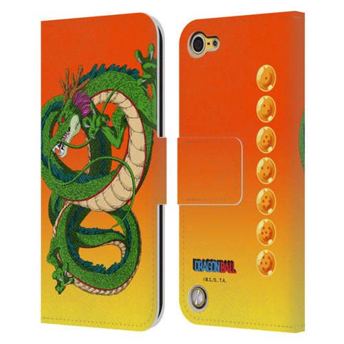 Dragon Ball Characters Shenron Leather Book Wallet Case Cover For Apple iPod Touch 5G 5th Gen