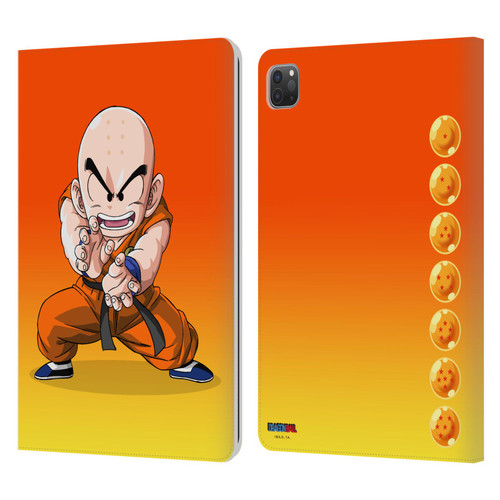 Dragon Ball Characters Krillin Leather Book Wallet Case Cover For Apple iPad Pro 11 2020 / 2021 / 2022