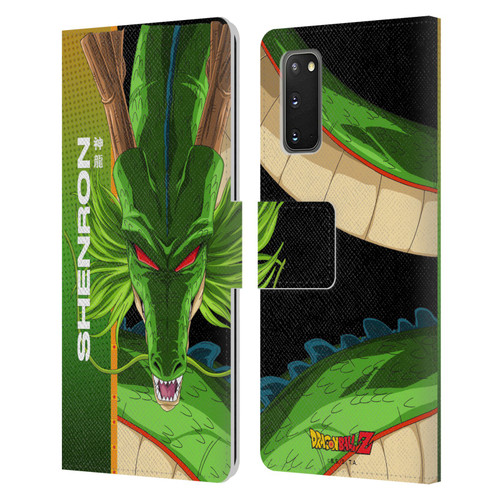 Dragon Ball Z Saiyan Arc Characters Shenron Leather Book Wallet Case Cover For Samsung Galaxy S20 / S20 5G