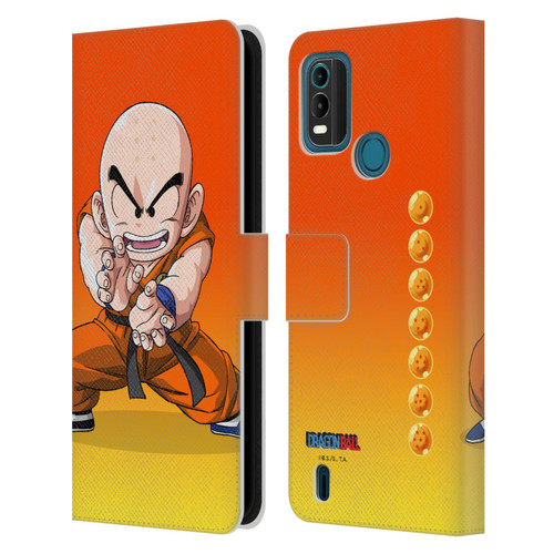 Dragon Ball Characters Krillin Leather Book Wallet Case Cover For Nokia G11 Plus