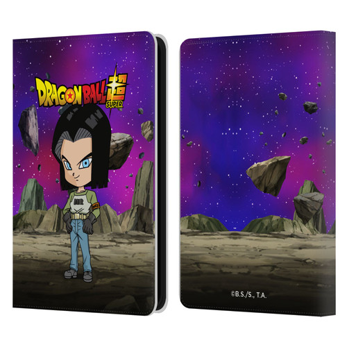 Dragon Ball Super Characters Android 17 Leather Book Wallet Case Cover For Amazon Kindle 11th Gen 6in 2022