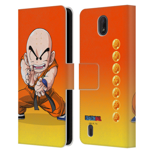 Dragon Ball Characters Krillin Leather Book Wallet Case Cover For Nokia C01 Plus/C1 2nd Edition