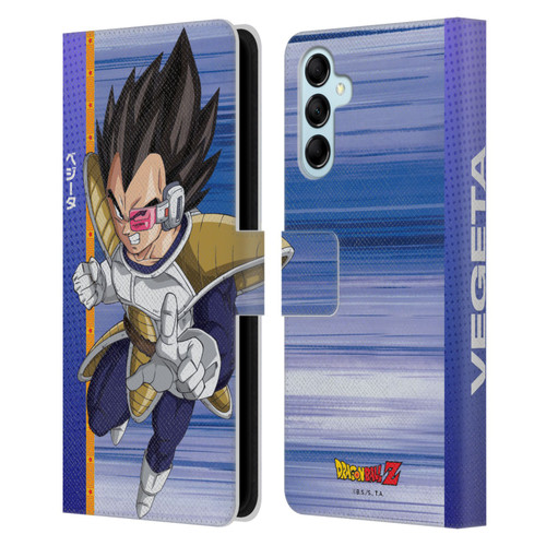 Dragon Ball Z Saiyan Arc Characters Vegeta Leather Book Wallet Case Cover For Samsung Galaxy M14 5G