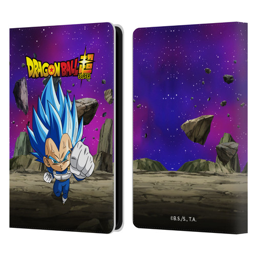 Dragon Ball Super Characters SSGSS Evolved Vegeta Leather Book Wallet Case Cover For Amazon Kindle Paperwhite 5 (2021)