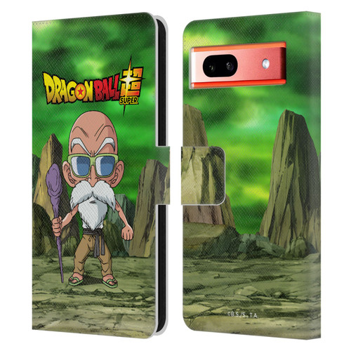 Dragon Ball Super Characters Kamesennin Leather Book Wallet Case Cover For Google Pixel 7a