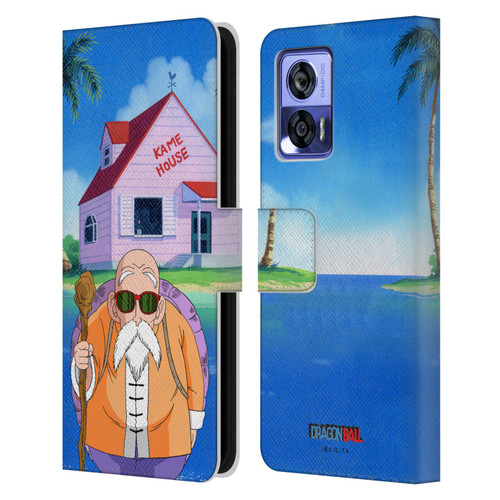 Dragon Ball Characters Master Roshi Leather Book Wallet Case Cover For Motorola Edge 30 Neo 5G