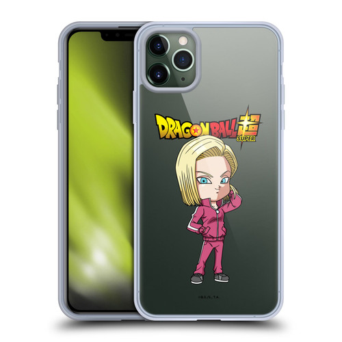 Dragon Ball Super Characters Android 18 Soft Gel Case for Apple iPhone 11 Pro Max