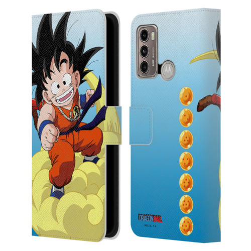 Dragon Ball Characters Goku Leather Book Wallet Case Cover For Motorola Moto G60 / Moto G40 Fusion