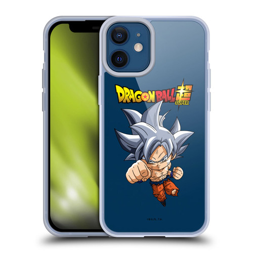 Dragon Ball Super Characters Ultra Instinct Goku Soft Gel Case for Apple iPhone 12 Mini