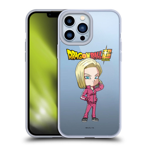 Dragon Ball Super Characters Android 18 Soft Gel Case for Apple iPhone 13 Pro Max & MagSafe