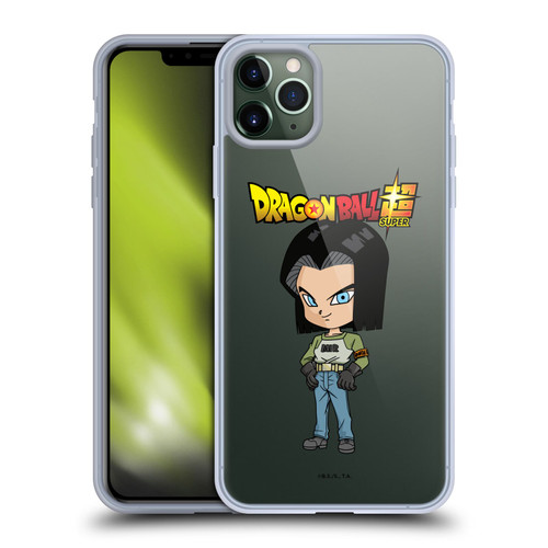 Dragon Ball Super Characters Android 17 Soft Gel Case for Apple iPhone 11 Pro Max