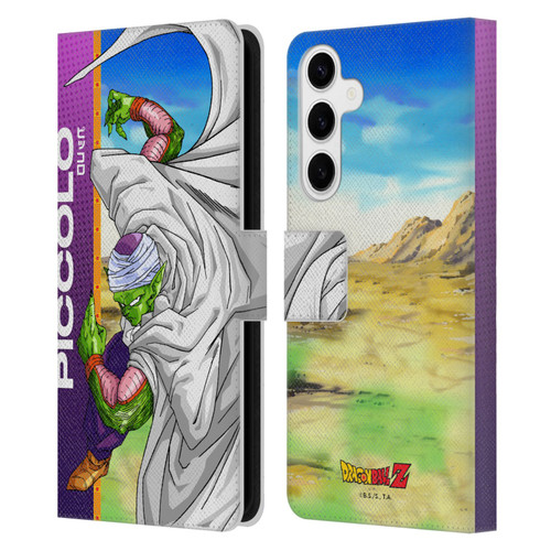 Dragon Ball Z Saiyan Arc Characters Piccolo Leather Book Wallet Case Cover For Samsung Galaxy S24+ 5G