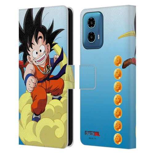 Dragon Ball Characters Goku Leather Book Wallet Case Cover For Motorola Moto G34 5G