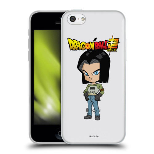 Dragon Ball Super Characters Android 17 Soft Gel Case for Apple iPhone 5c