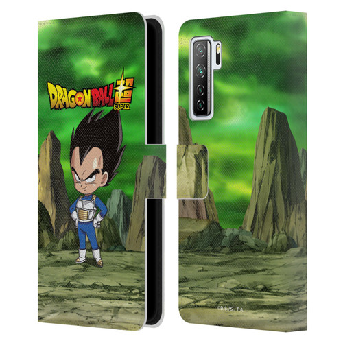 Dragon Ball Super Characters Vegeta Leather Book Wallet Case Cover For Huawei Nova 7 SE/P40 Lite 5G