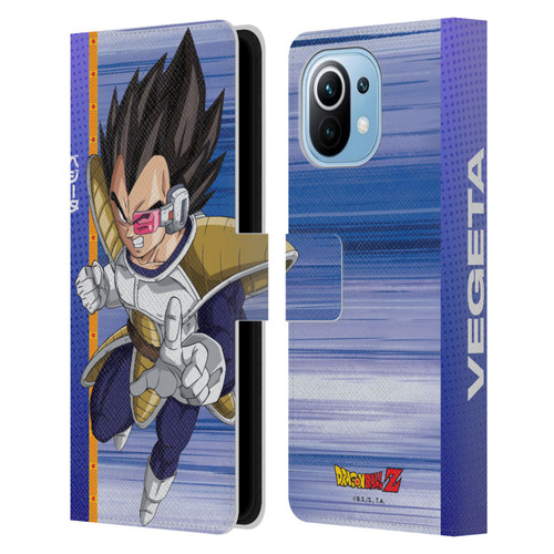 Dragon Ball Z Saiyan Arc Characters Vegeta Leather Book Wallet Case Cover For Xiaomi Mi 11