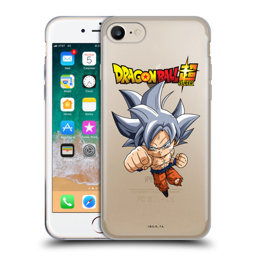 Dragon Ball Super Characters Ultra Instinct Goku Soft Gel Case for Apple iPhone 7 / 8 / SE 2020 & 2022