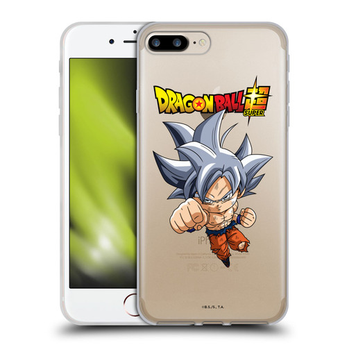 Dragon Ball Super Characters Ultra Instinct Goku Soft Gel Case for Apple iPhone 7 Plus / iPhone 8 Plus
