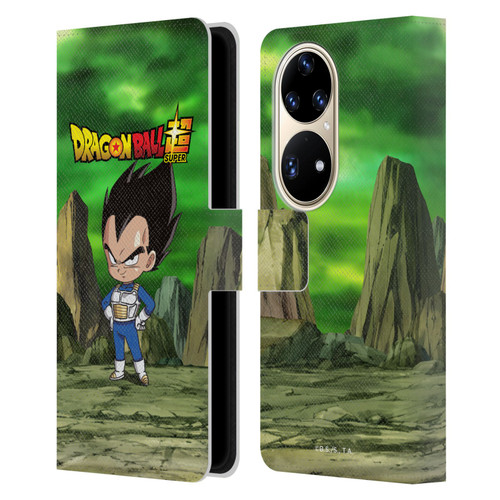 Dragon Ball Super Characters Vegeta Leather Book Wallet Case Cover For Huawei P50 Pro