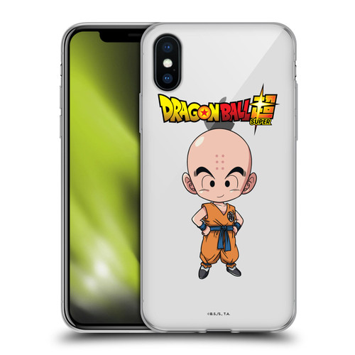 Dragon Ball Super Characters Krillin Soft Gel Case for Apple iPhone X / iPhone XS
