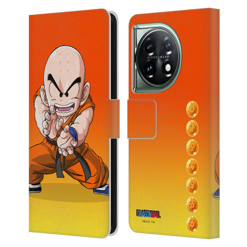 Dragon Ball Characters Krillin Leather Book Wallet Case Cover For OnePlus 11 5G